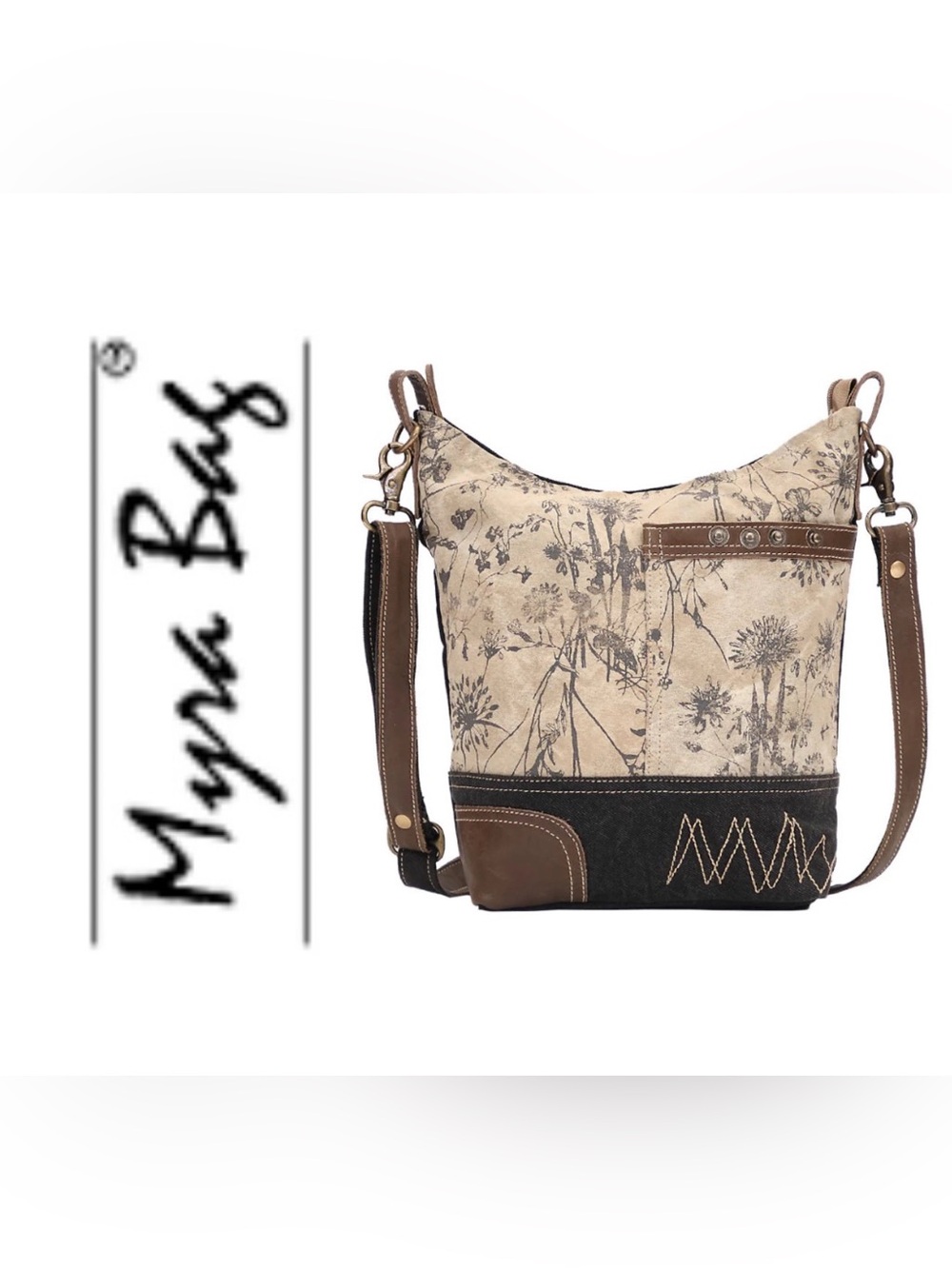 Myra EcoFloral western shoulder bag